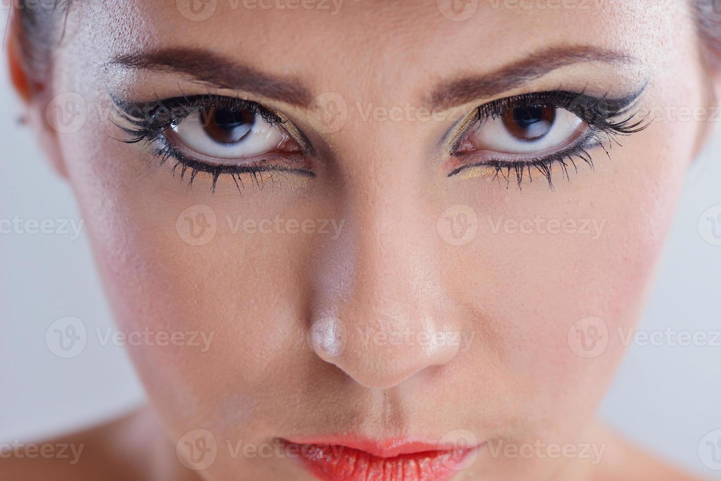 Beautiful Woman with  Luxury Makeup photo