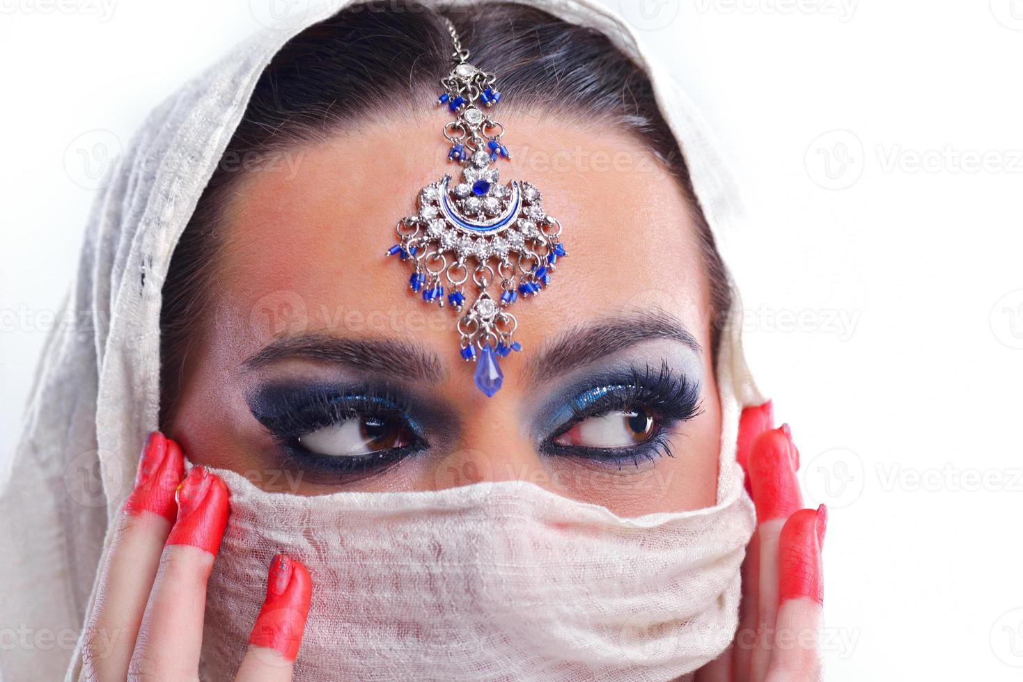 Beautiful Woman with  Luxury Makeup photo