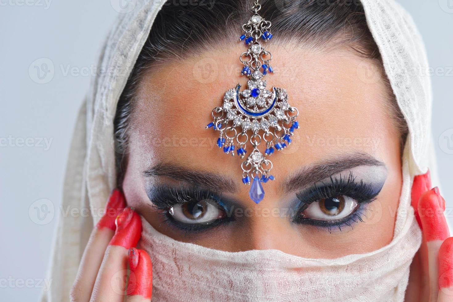 Beautiful Woman with  Luxury Makeup photo