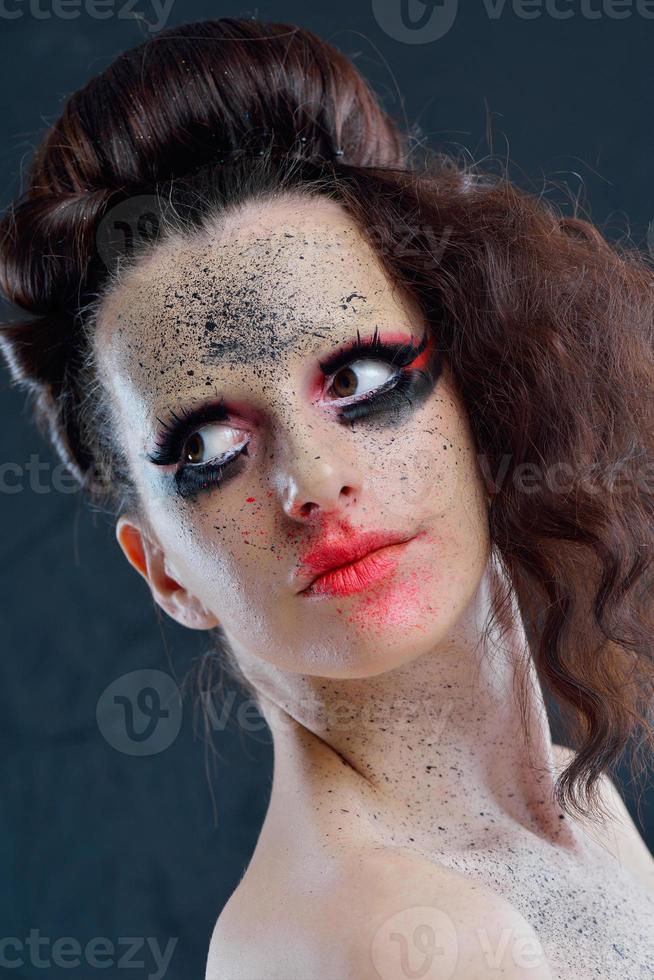 Beautiful Woman Luxury Makeup photo
