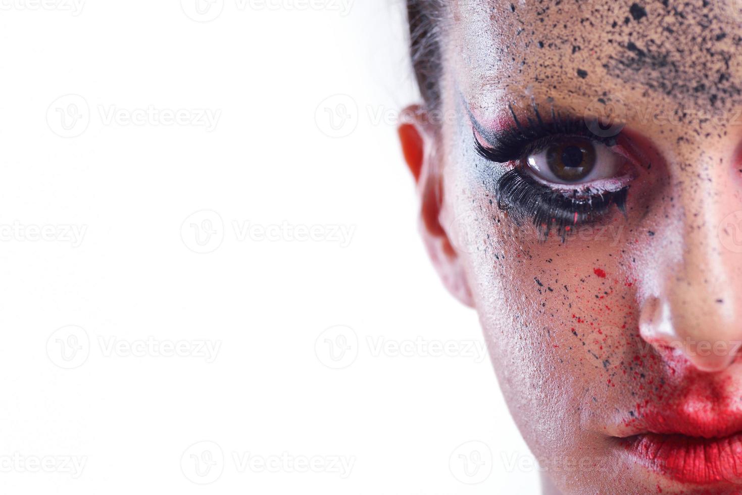 Beautiful Woman with  Luxury Makeup photo