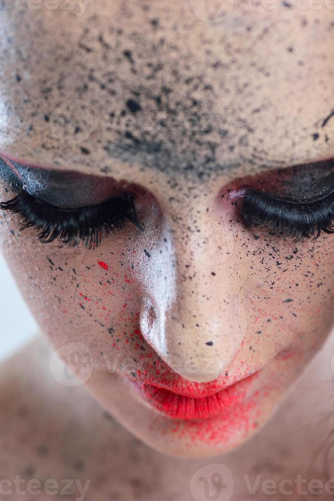 Beautiful Woman with  Luxury Makeup photo