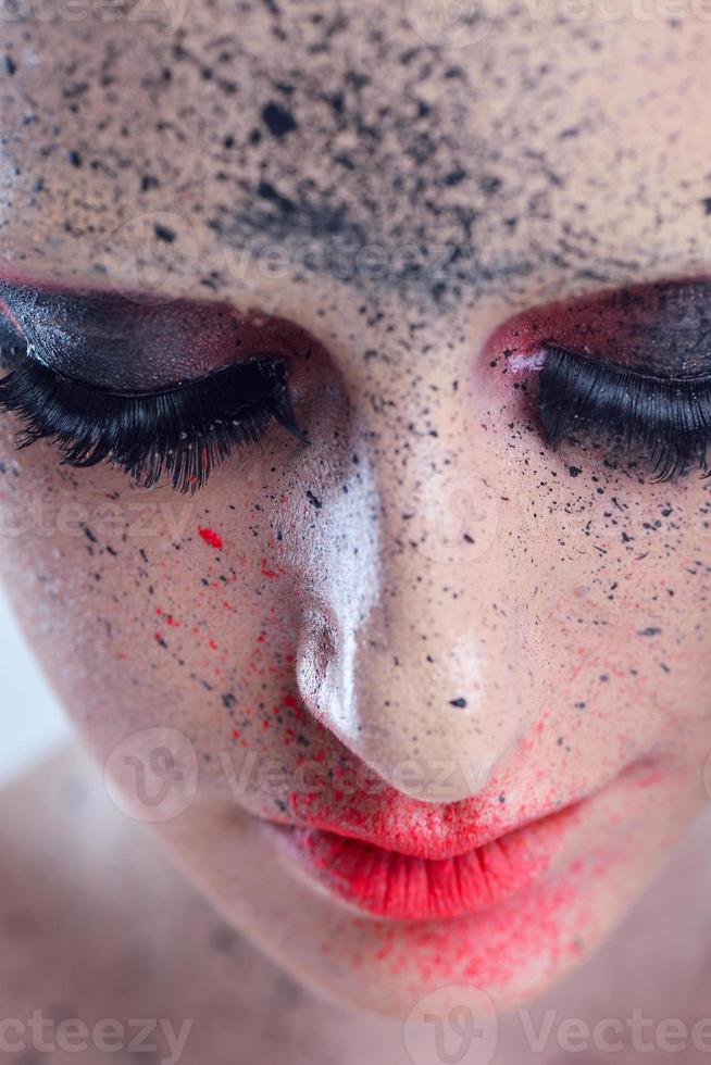 Beautiful Woman with  Luxury Makeup photo