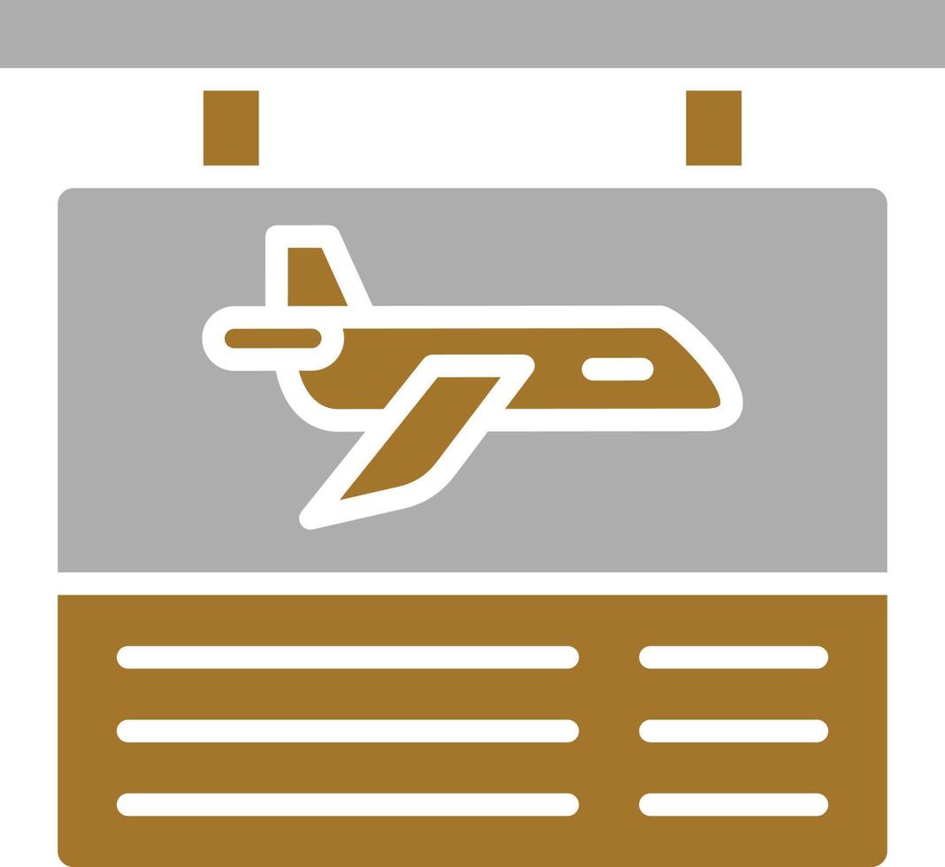 Flight Information Icon Style vector