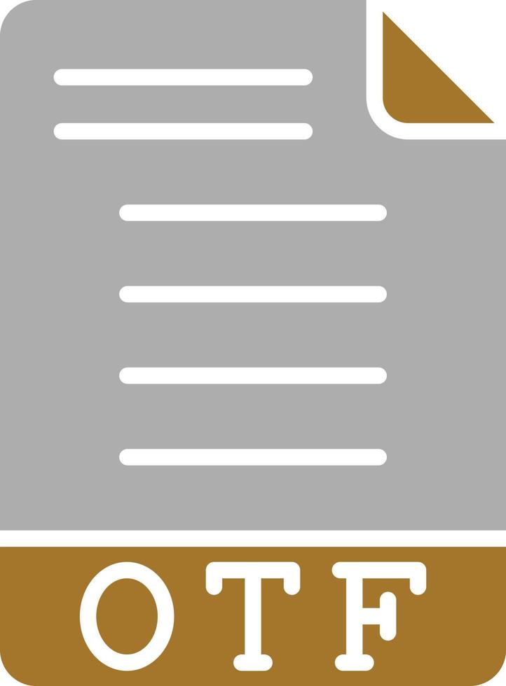 OTF Icon Style vector