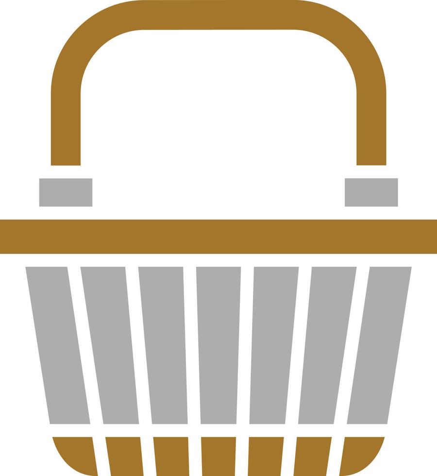Basket Icon Style vector