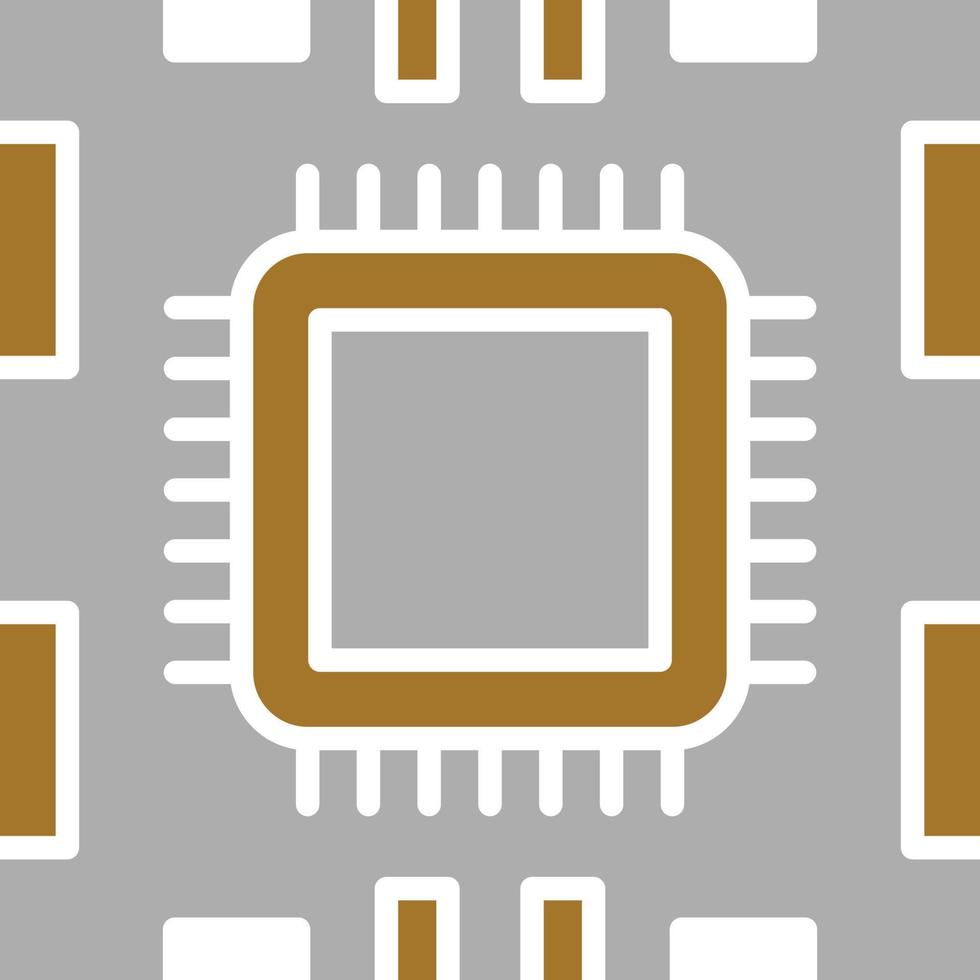 Microprocessor Icon Style vector
