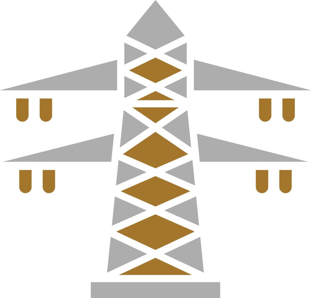 Transmission Tower Icon Style vector