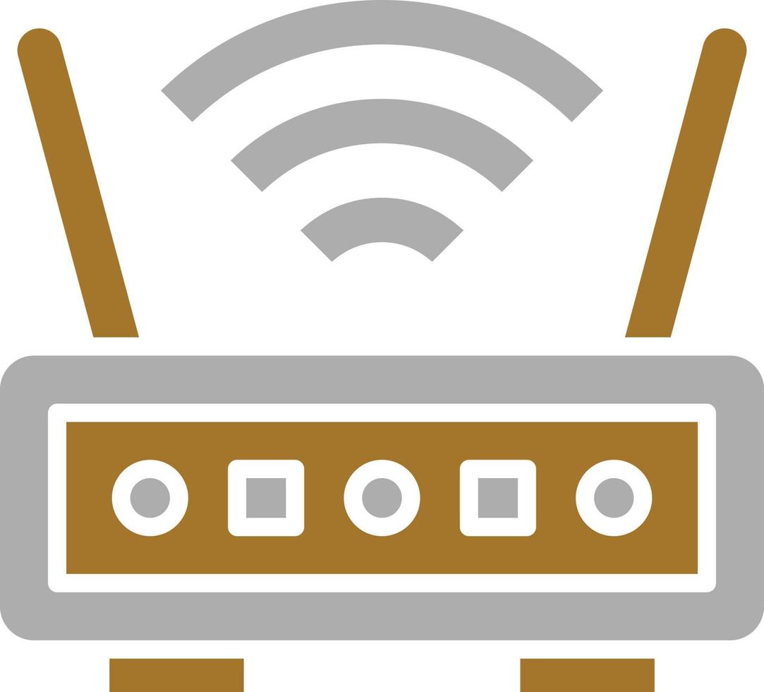 Wireless Router Icon Style vector