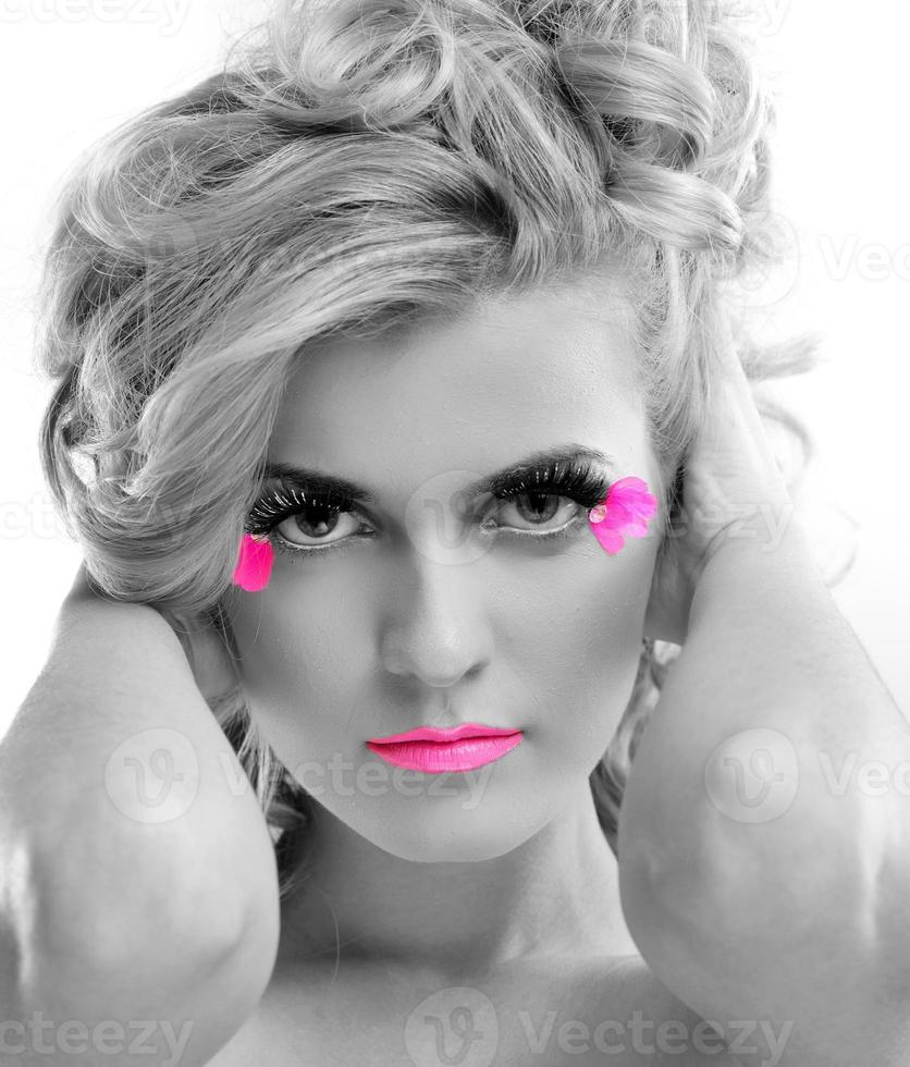Beautiful Woman with  Luxury Makeup photo