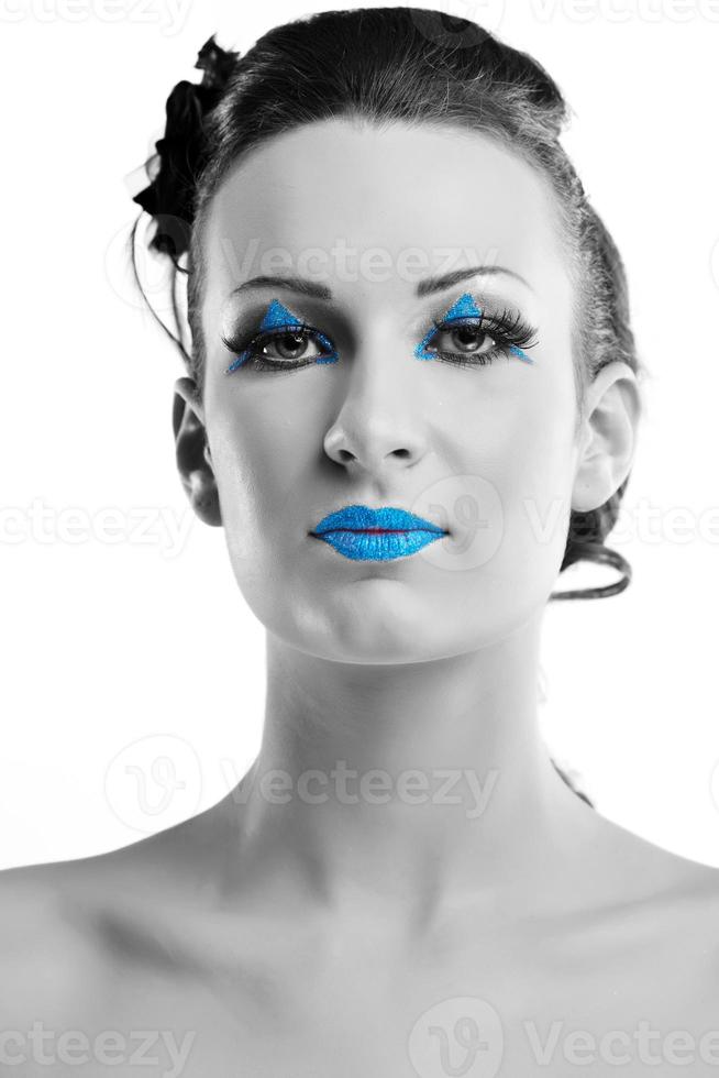 Beautiful Woman with  Luxury Makeup photo