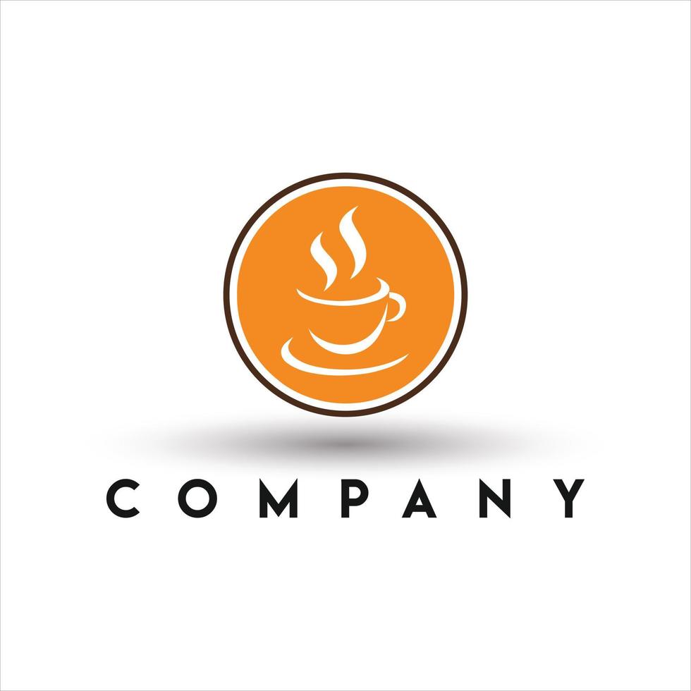 logotipo de café. identidad del concepto del logotipo del café para el logotipo del restaurante vector