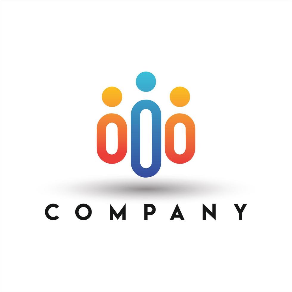 People Community Logo. Family Teamwork Logo vector