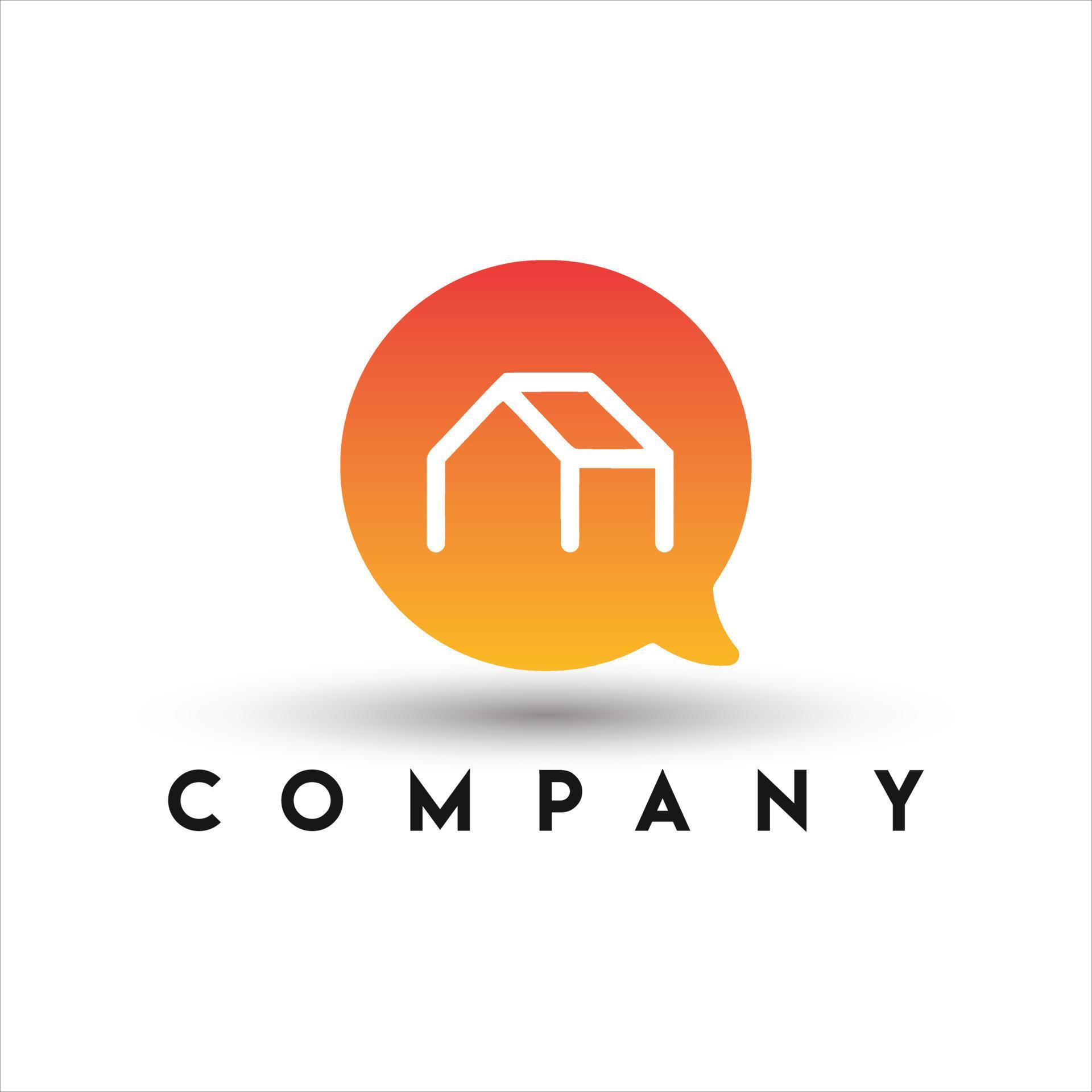 House Consulting Logo. Home Talk Logo 10672830 Vector Art at Vecteezy