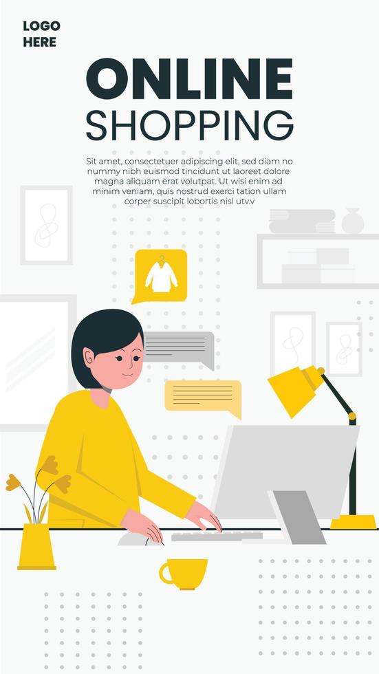 E-commerce vector illustration