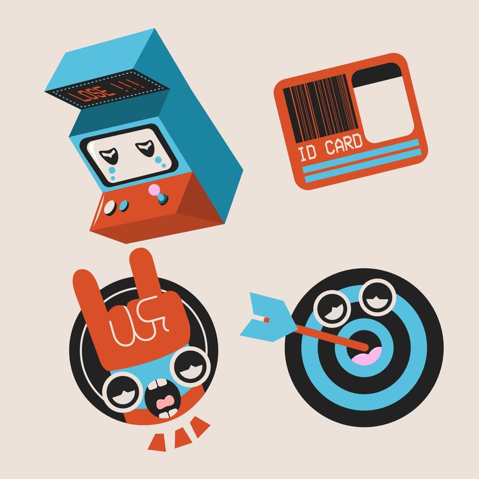 Sicker Fun Retro vector