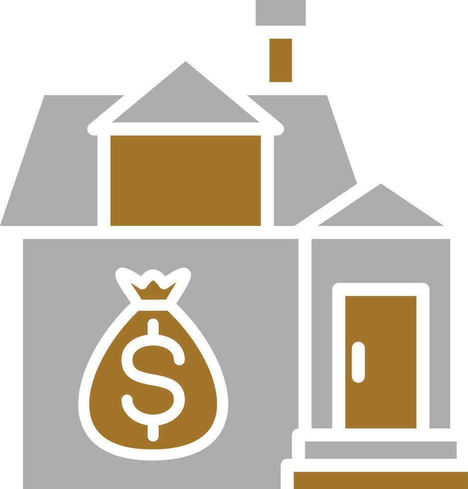 House Payment Icon Style vector