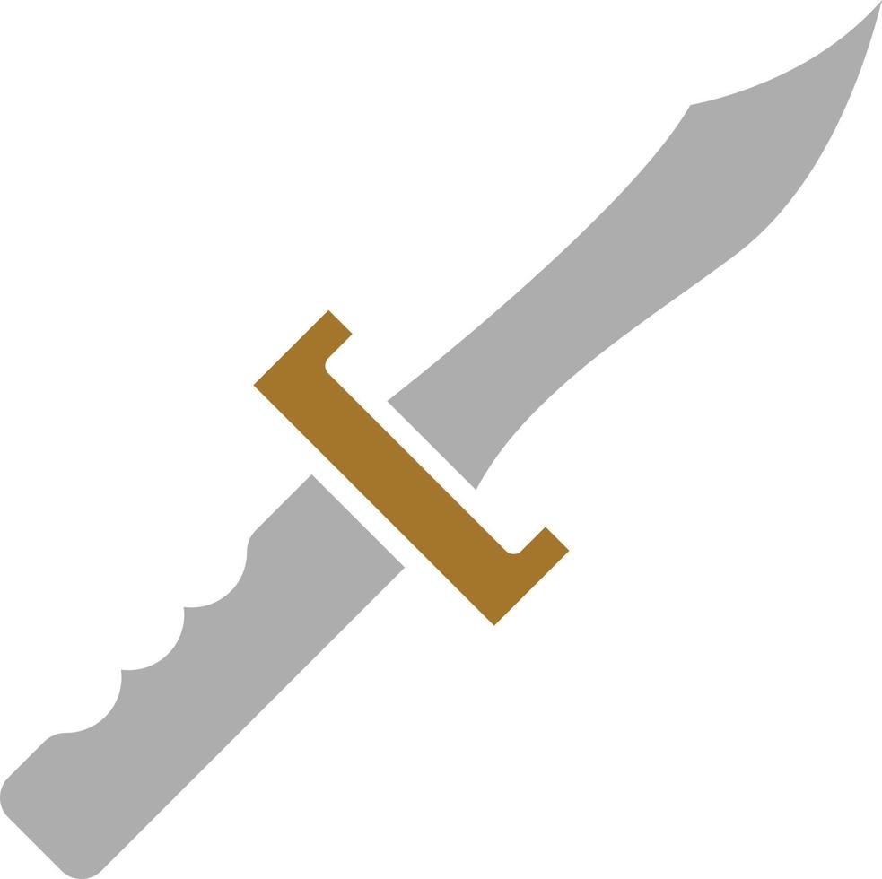 Wild Knife Icon Style vector