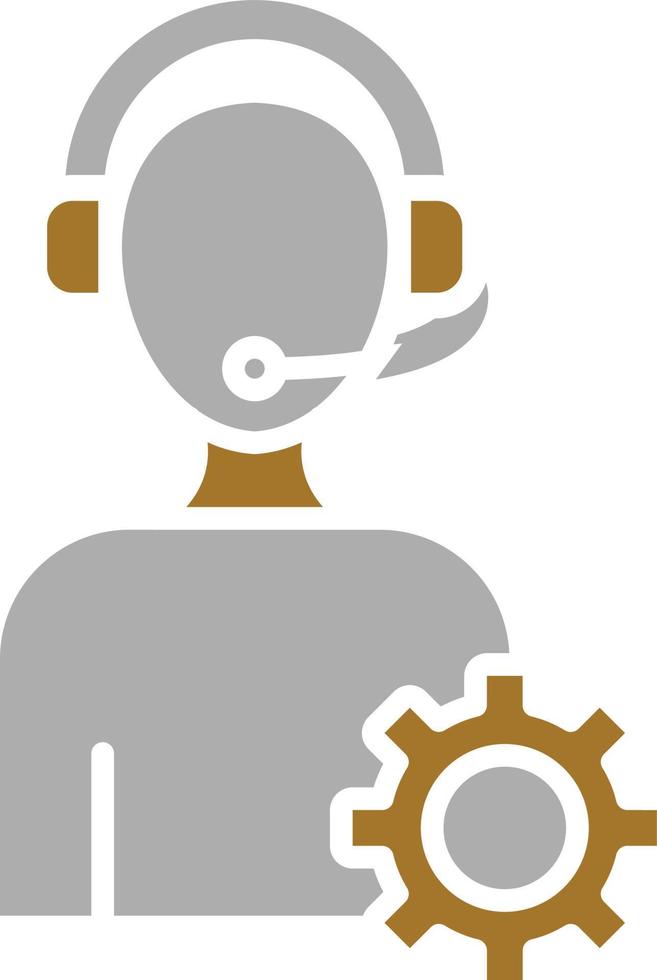 Technical Support Icon Style vector
