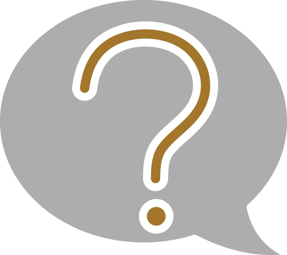 Question Icon Style vector