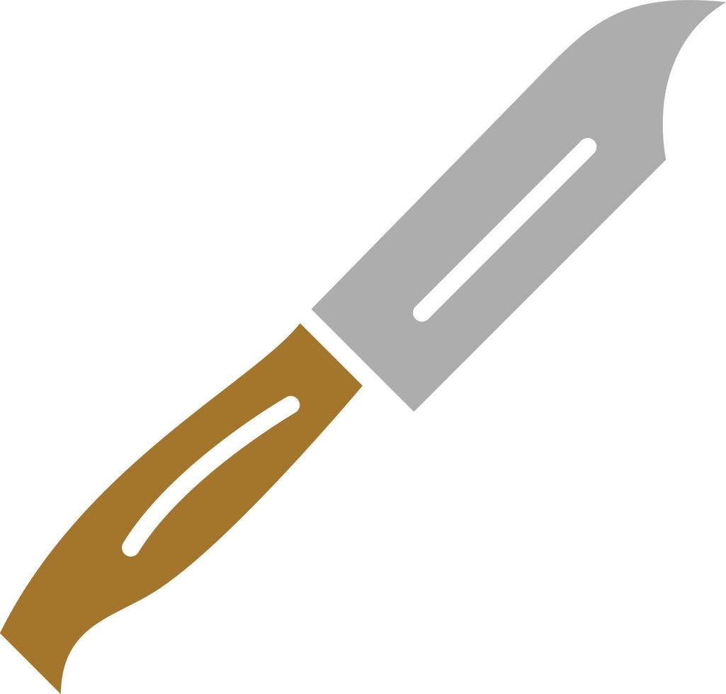 estilo de icono de cuchillo vector