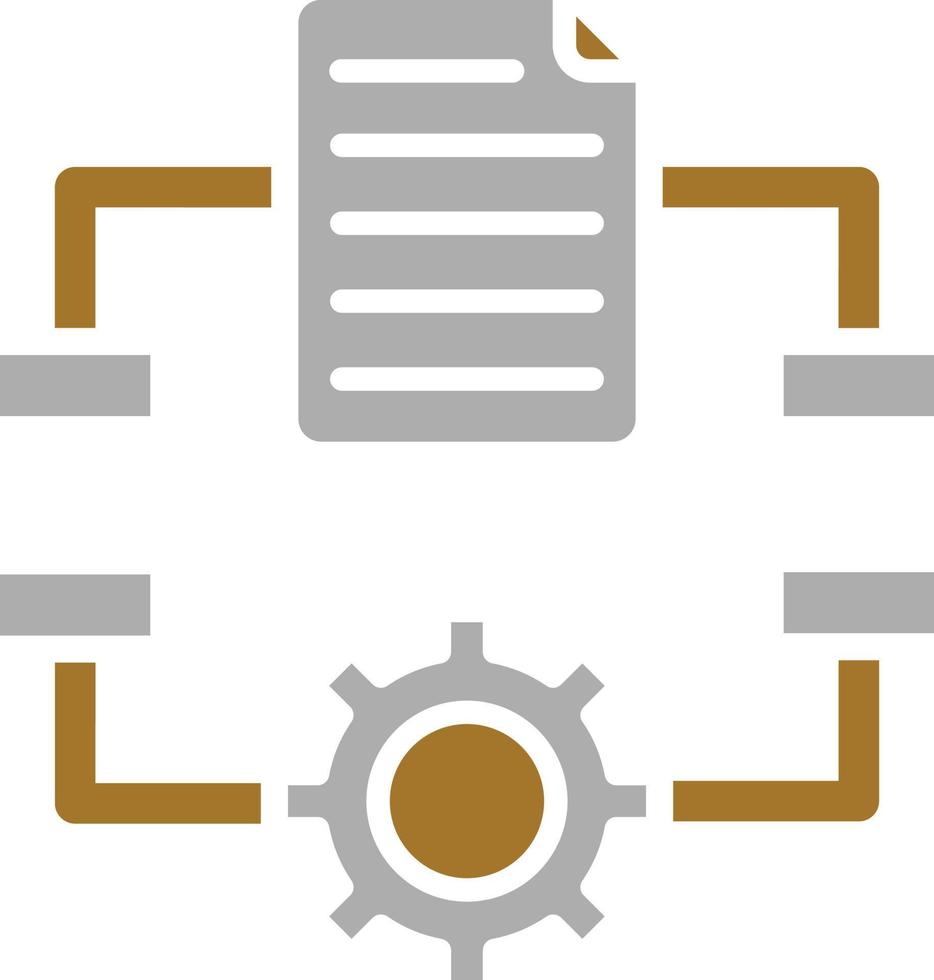 Algorithm Icon Style vector
