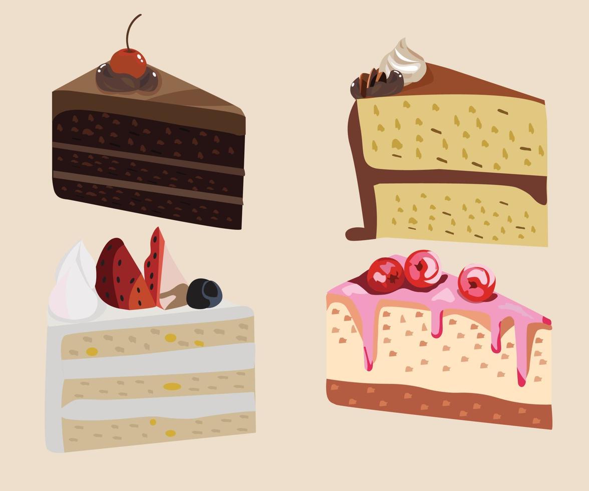 bakery drawing vector style