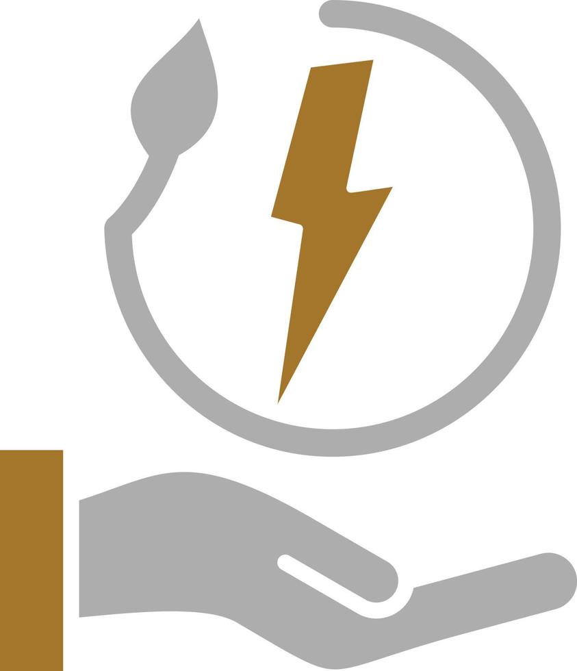 Energy Saving Icon Style vector