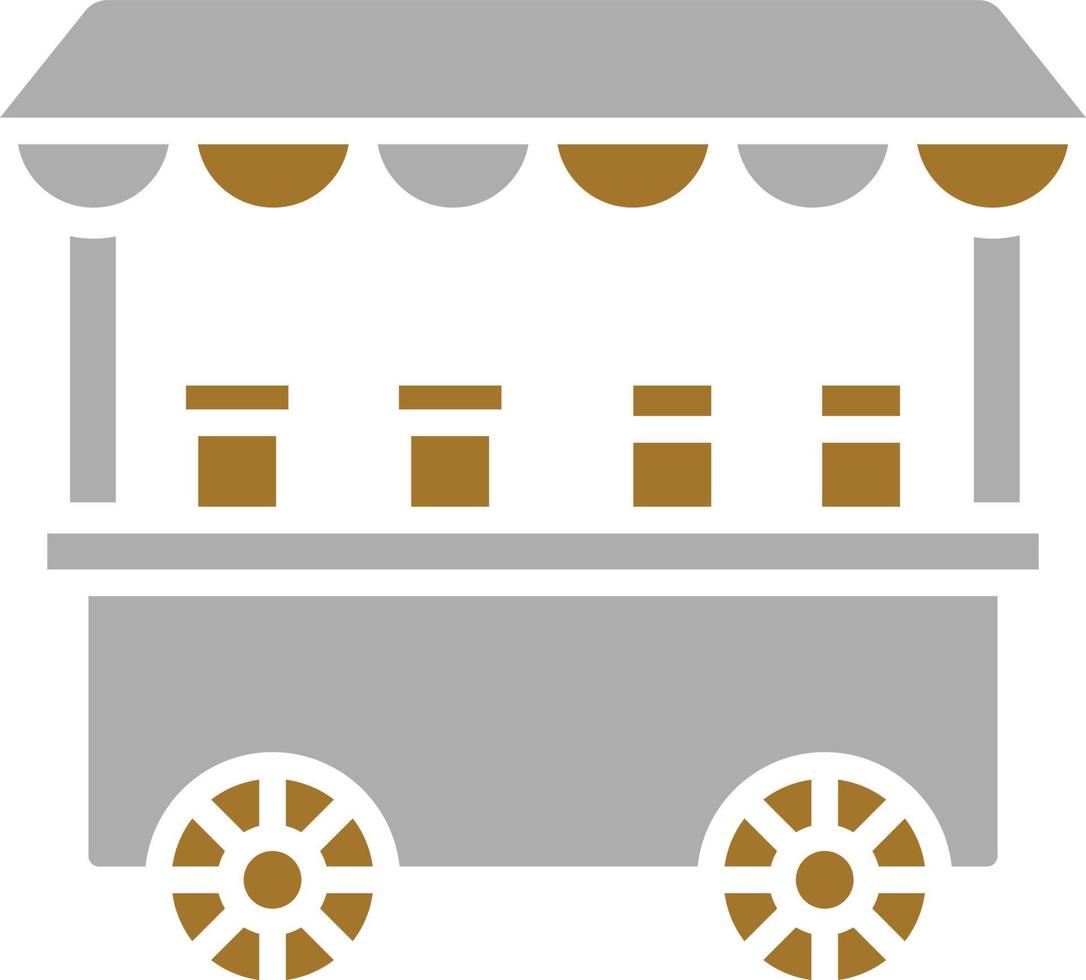 Toffee Apple Stall Icon Style vector
