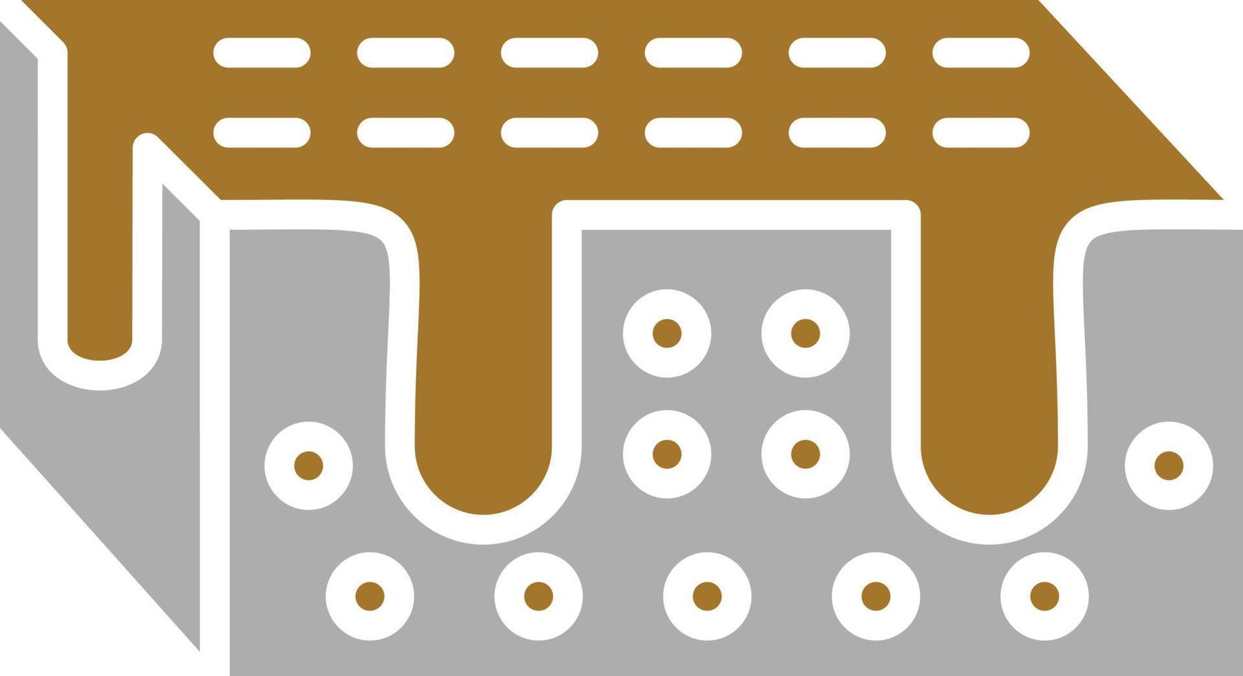 Brownie Icon Style vector