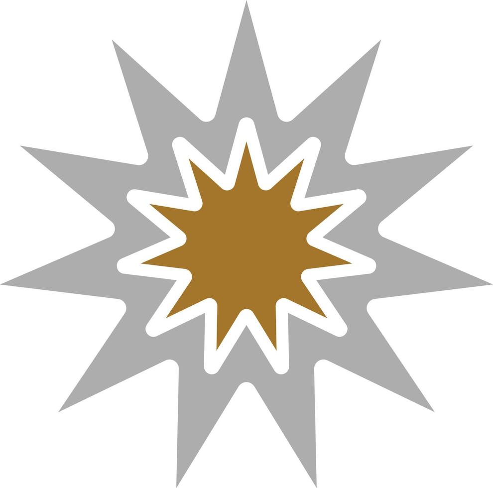 Explosion Icon Style vector