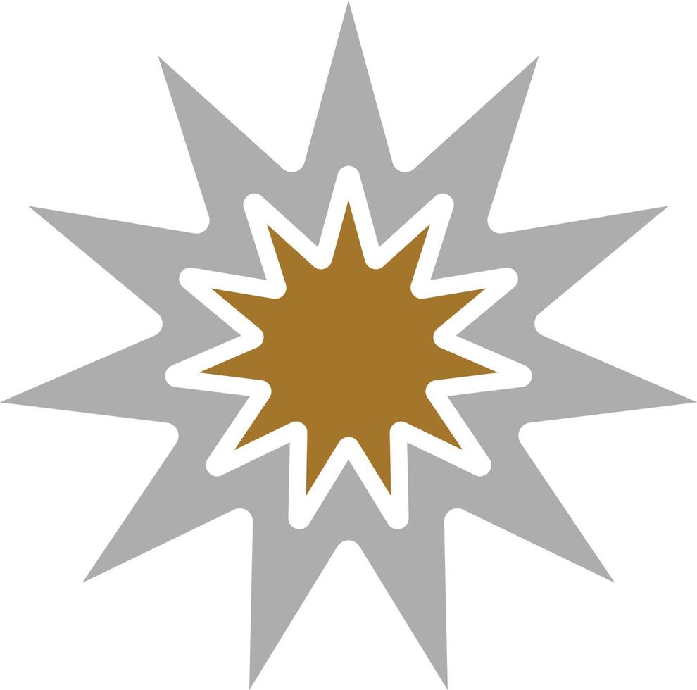 Explosion Icon Style vector