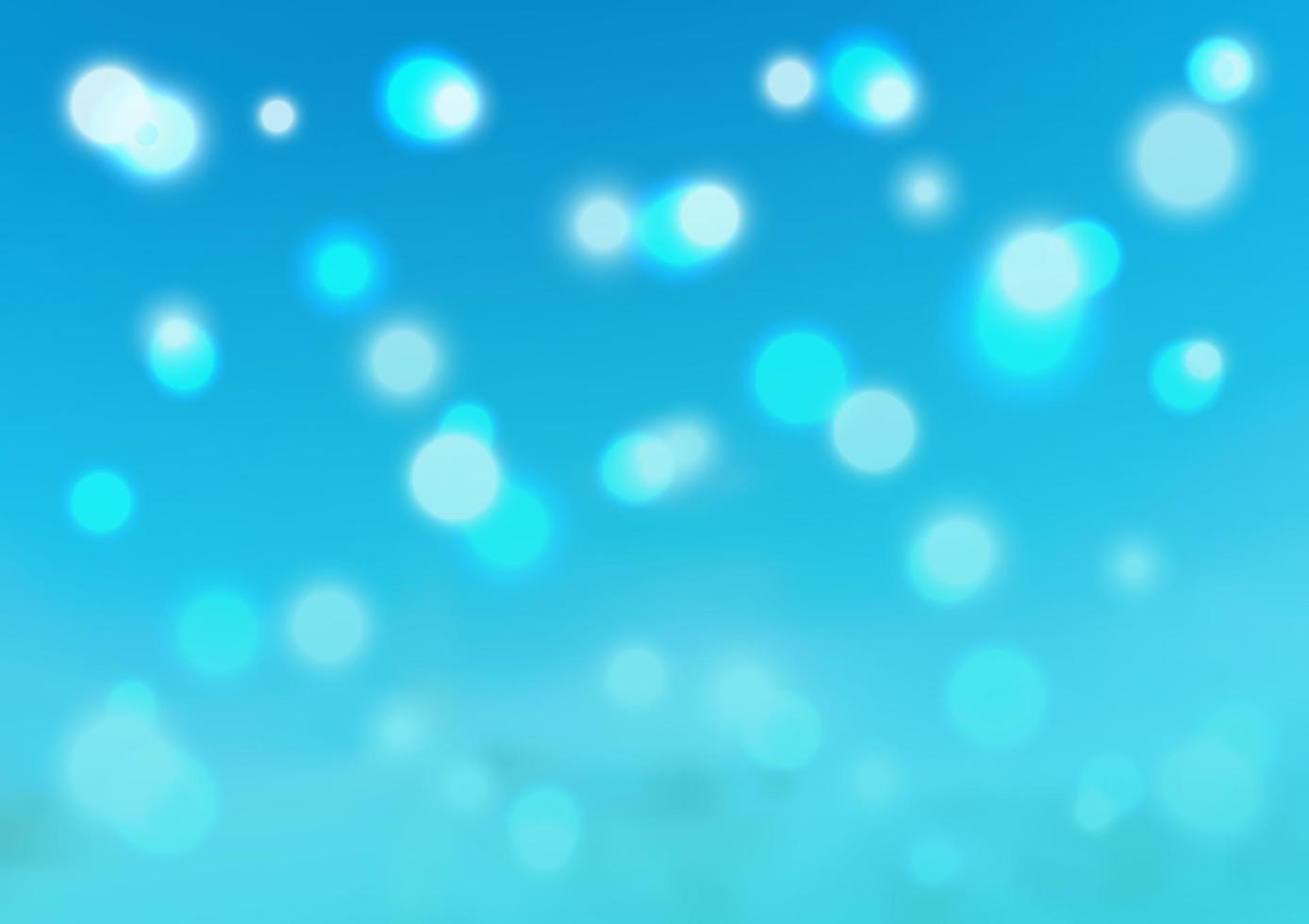 Bokeh magic light shiny beam blue color abstract background graphic design vector illustration EPS10