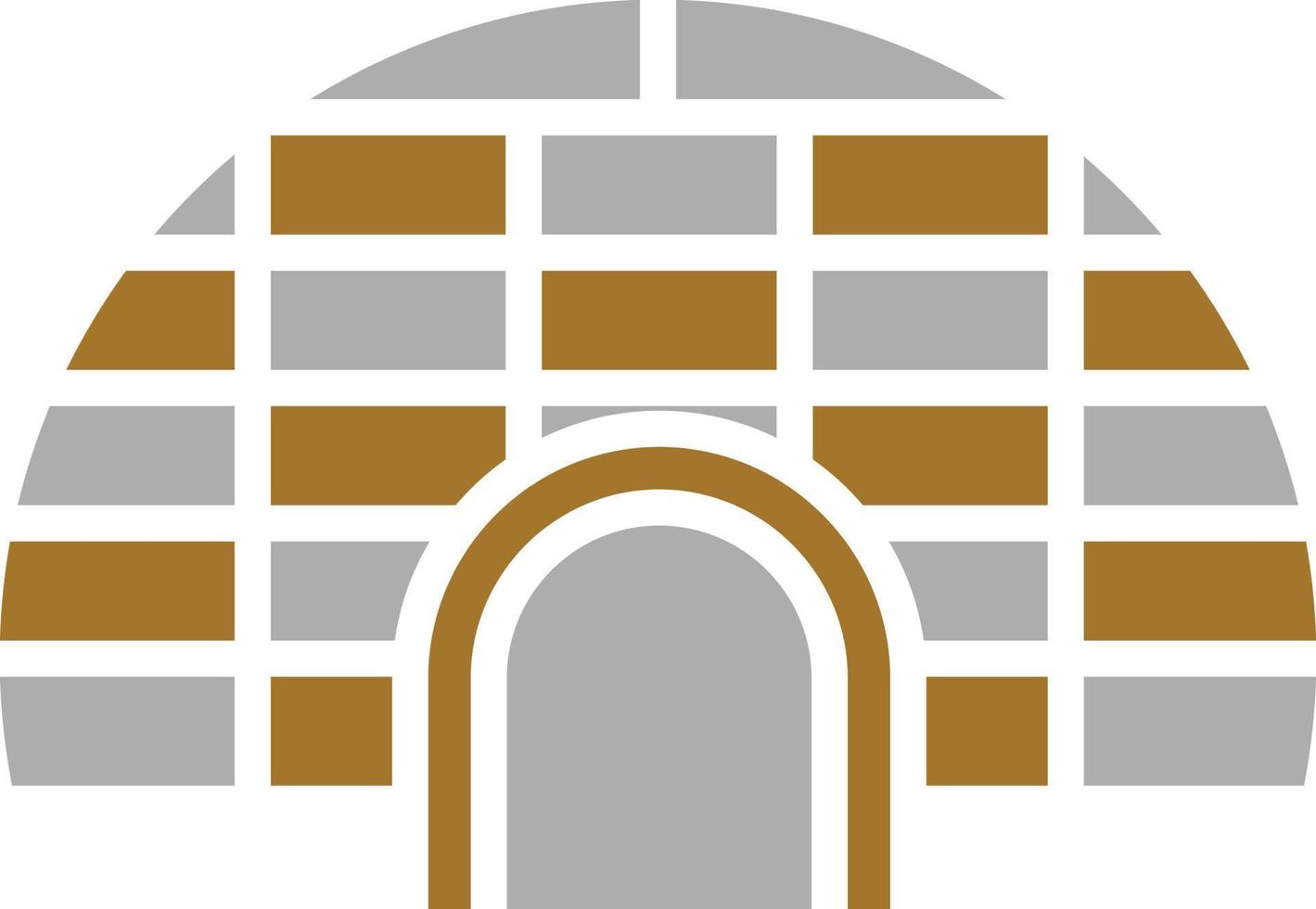 Igloo Icon Style vector