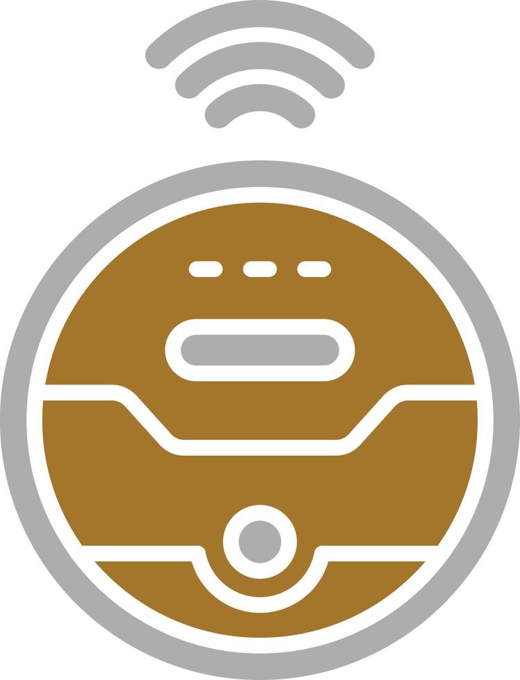 Robot Vaccum Icon Style vector