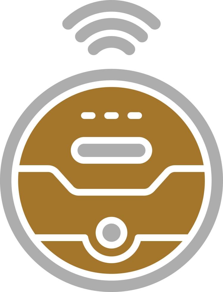 Robot Vaccum Icon Style vector