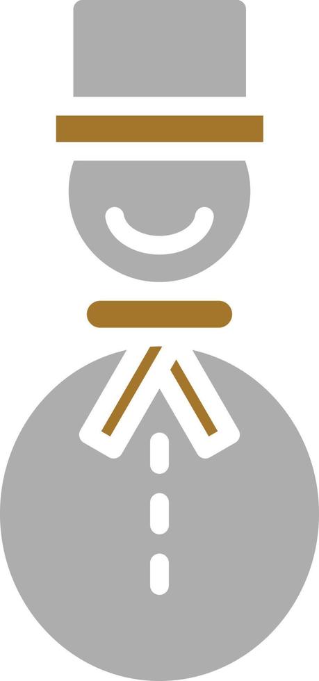 Snowman Icon Style vector