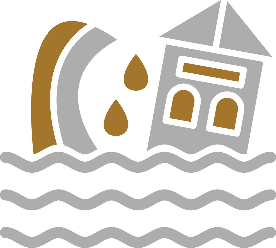 Tsunami Icon Style vector