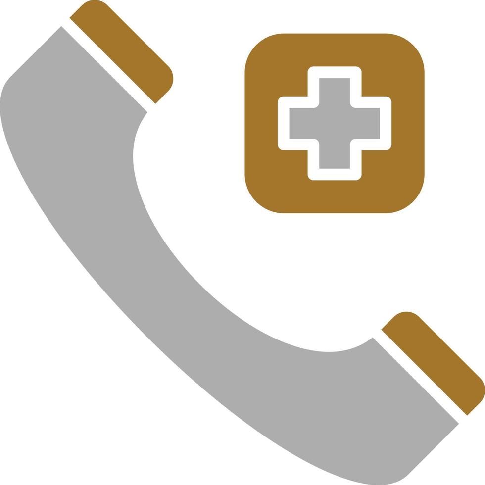 Emergency Call Icon Style vector