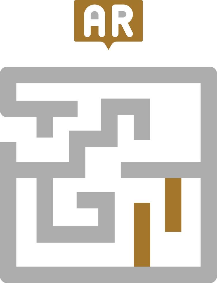 Ar Maze Icon Style vector