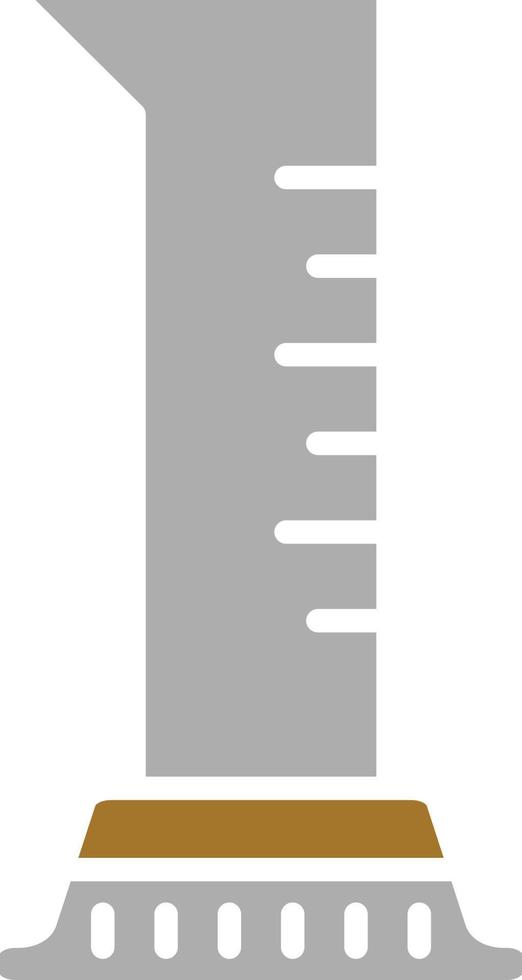Graduated Cylinder Icon Style vector