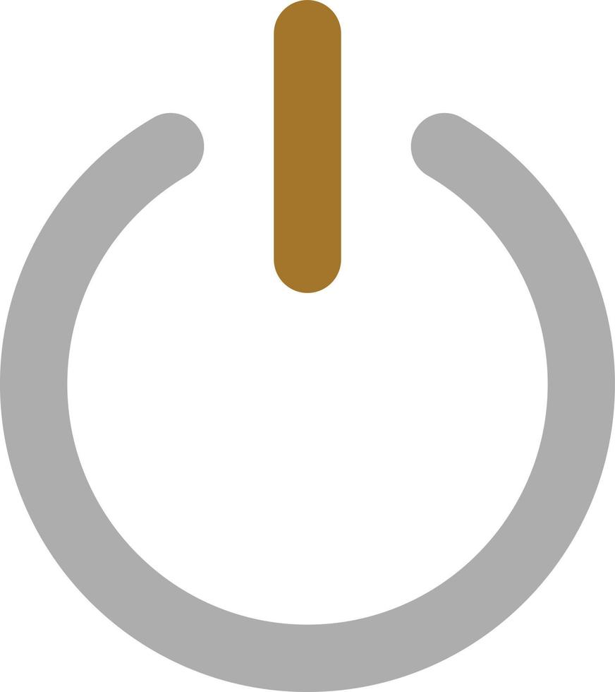 Power Button Icon Style vector