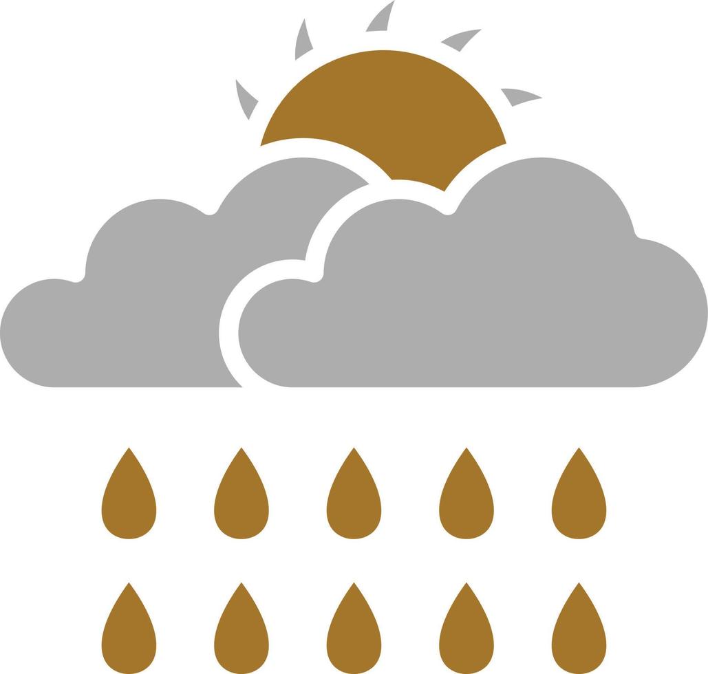 Drizzle Icon Style vector