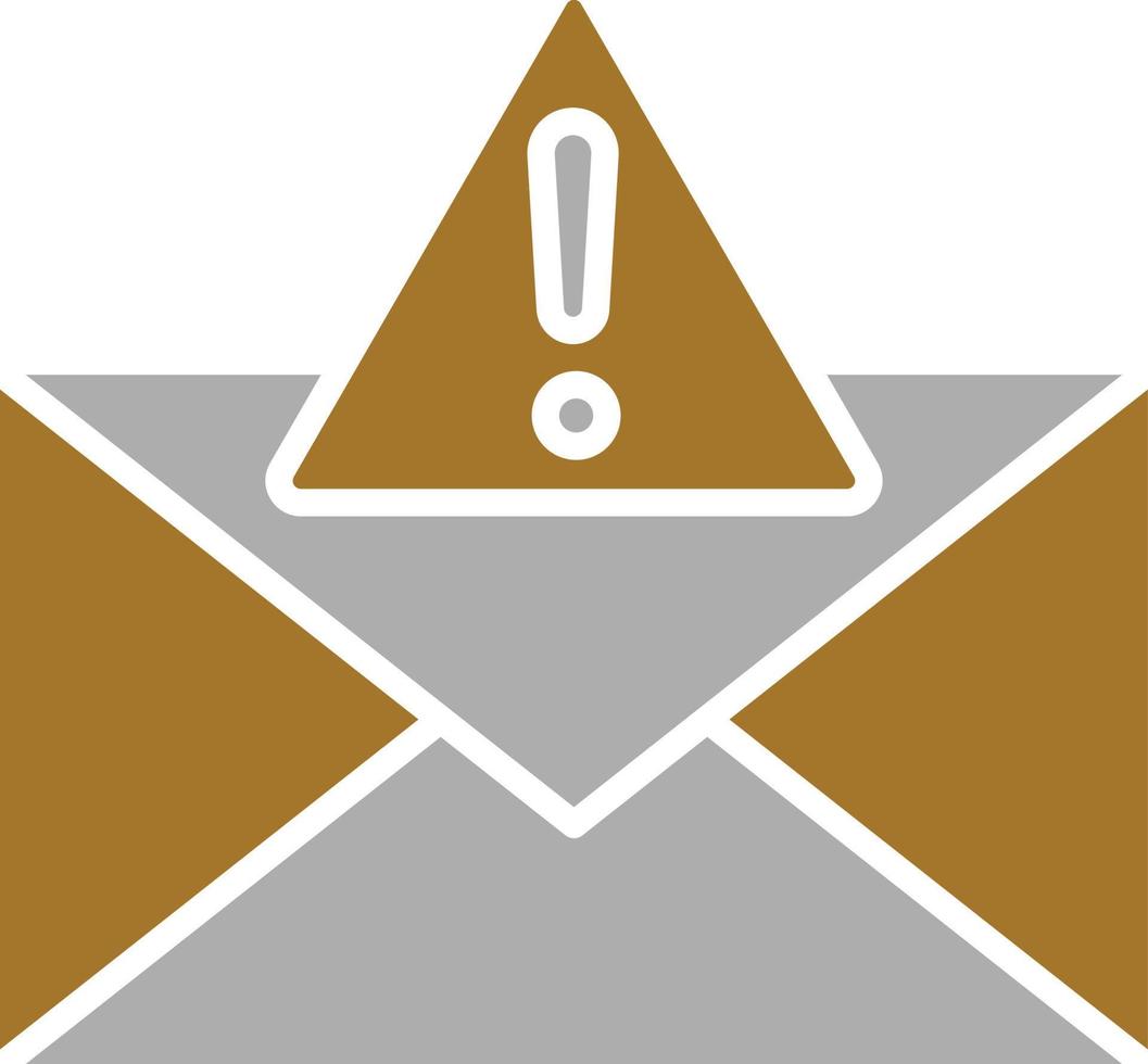 Email Alert Icon Style vector