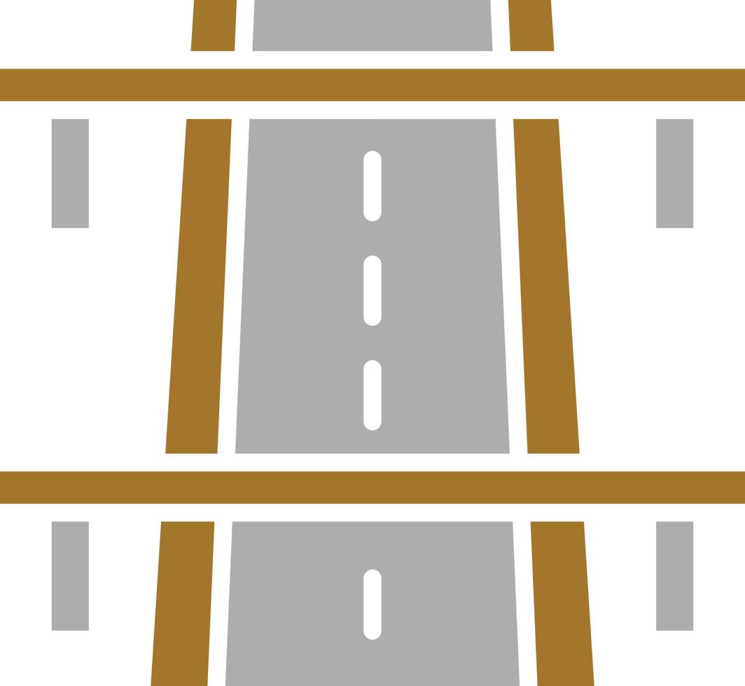 estilo de icono de carretera vector