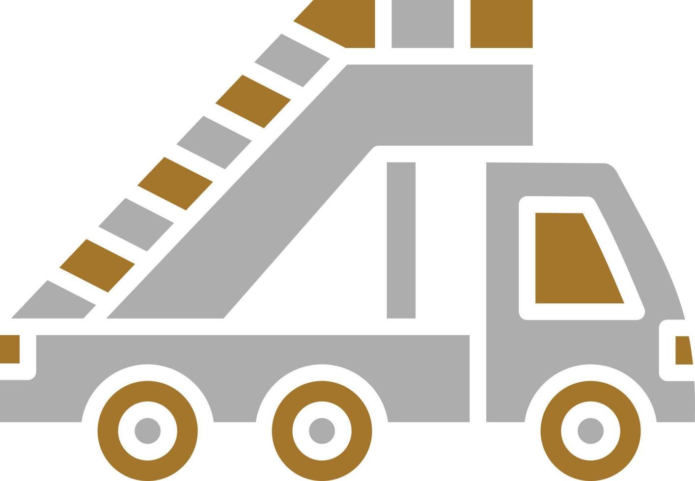 Ladder Truck Icon Style vector