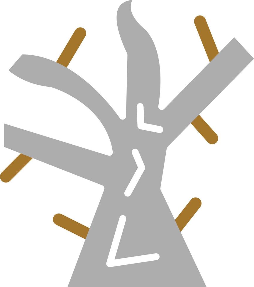 Withered Icon Style vector