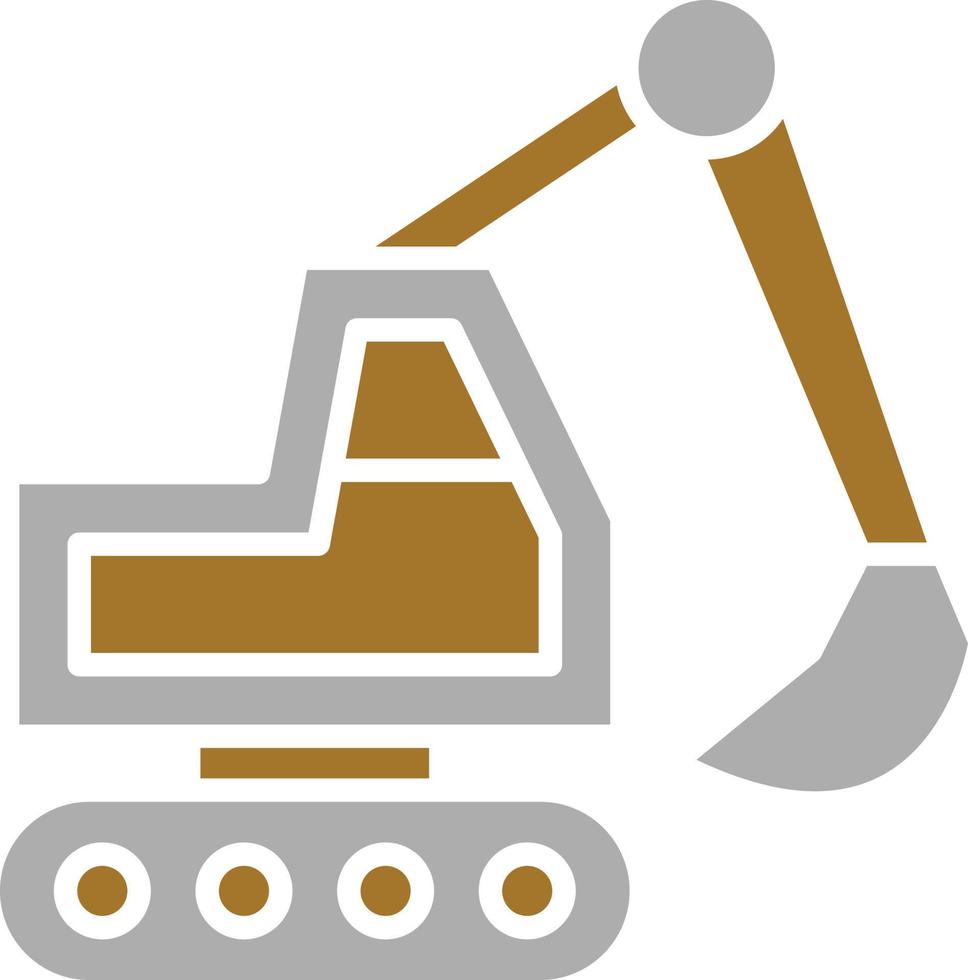 Backhoe Icon Style vector
