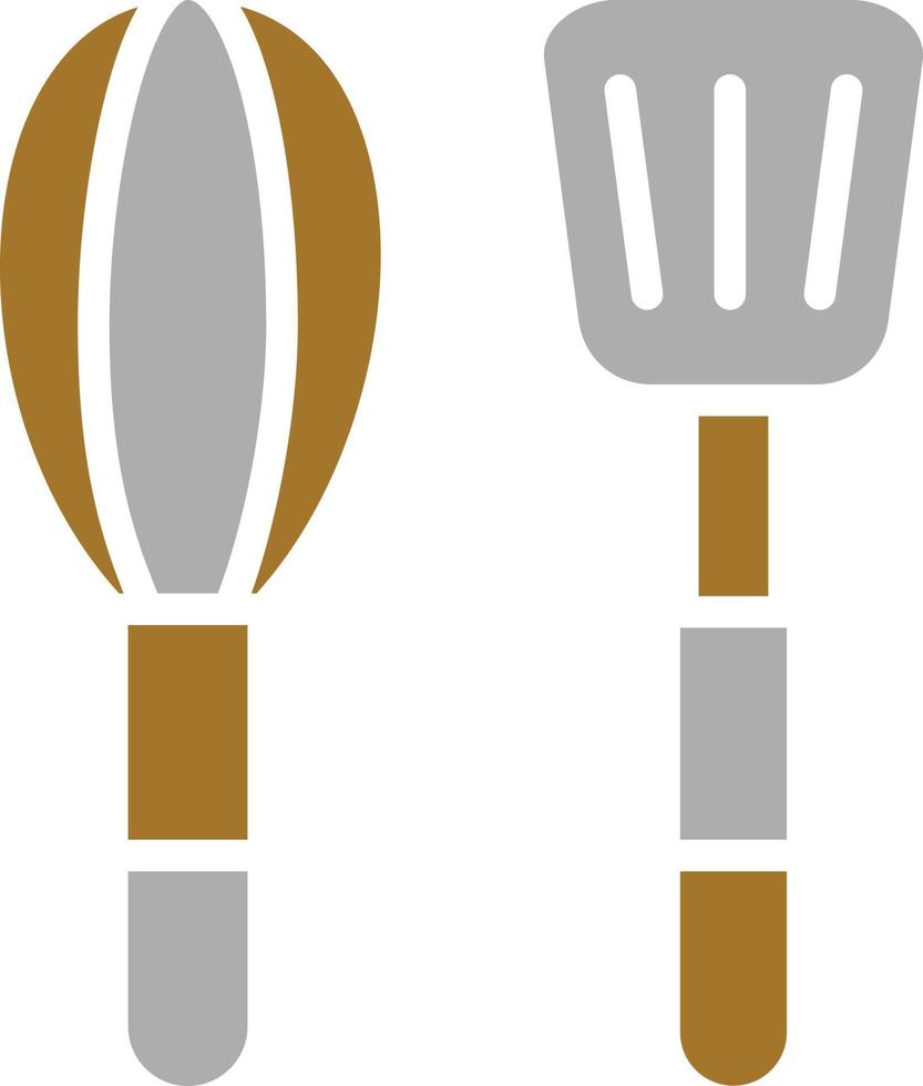 estilo de icono de utensilios de cocina vector