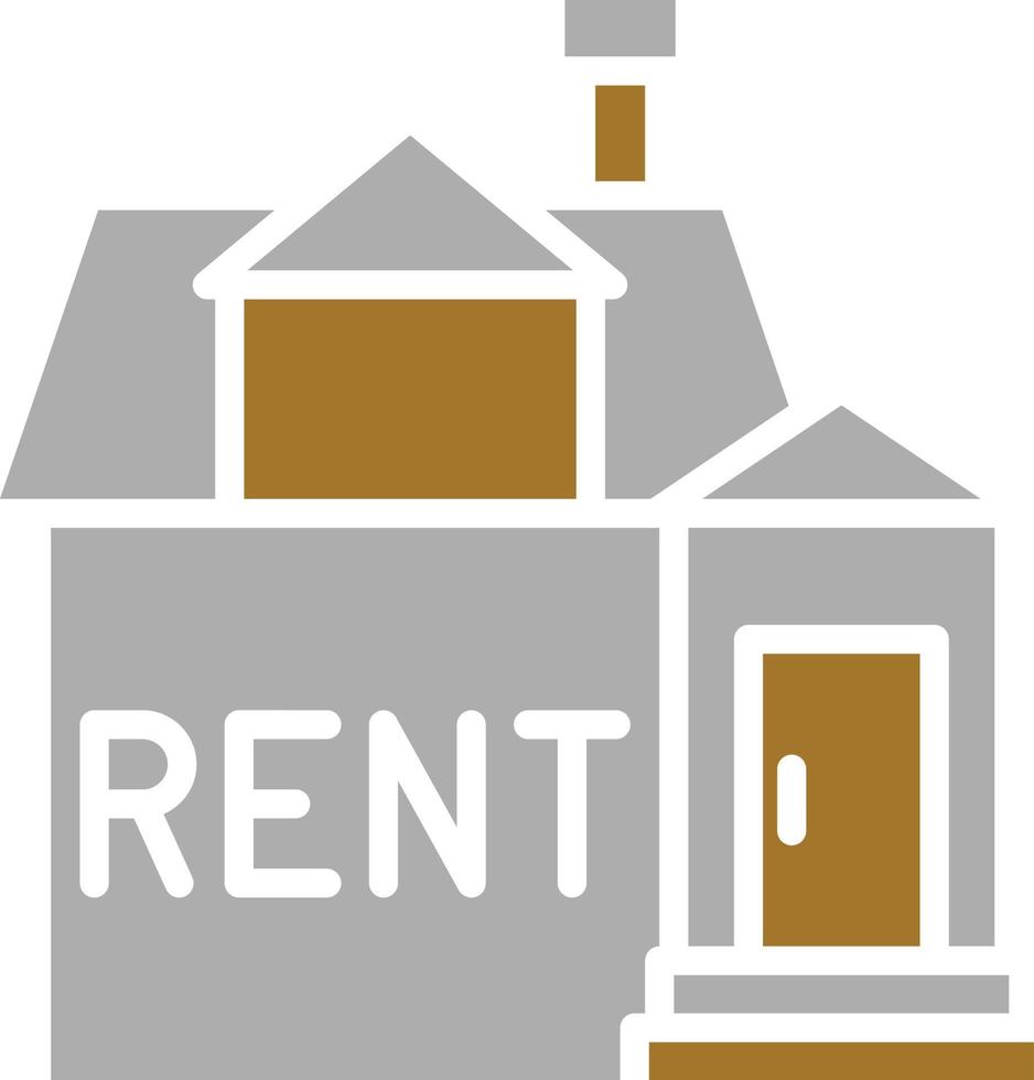 House Rent Icon Style vector